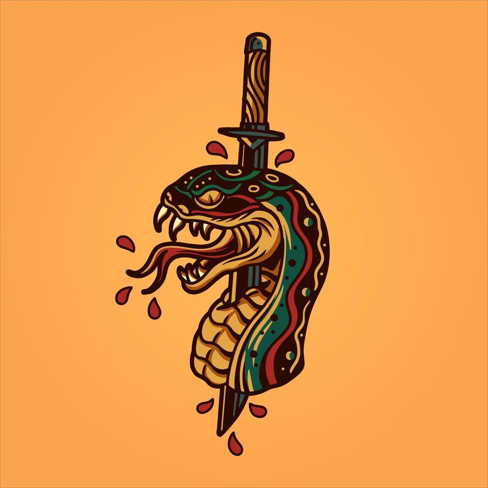 Snake and dagger tattoo 1227441 Vector Art at Vecteezy Snake and dagger tattoo 1227441 Vector Art at Vecteezy