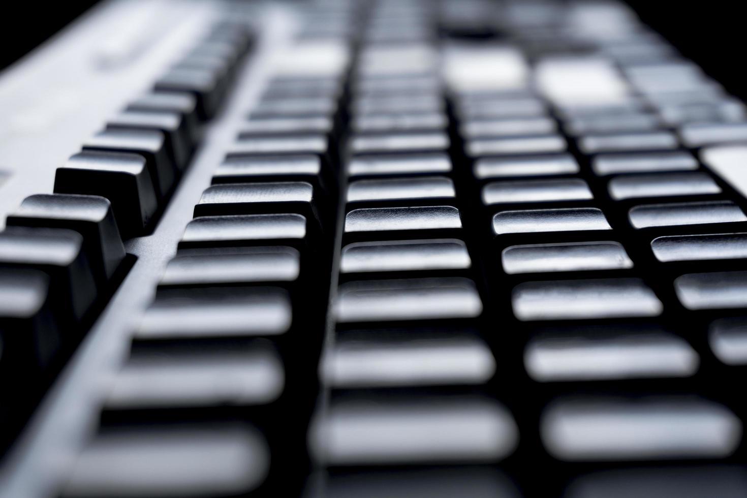 Close-up of keys on keyboard photo