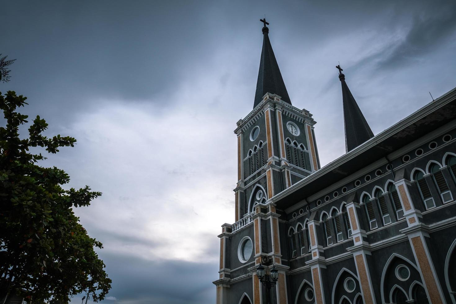 Church in the evening photo