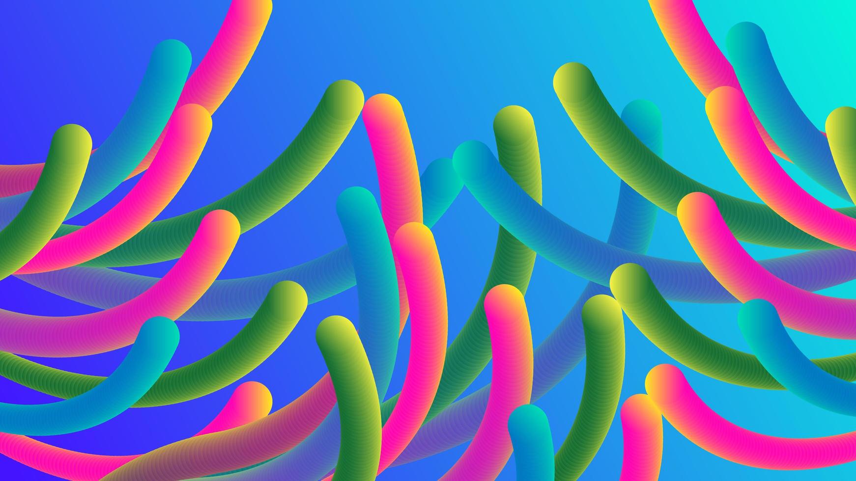 Abstract liquid 3d wavy fluid shapes  vector