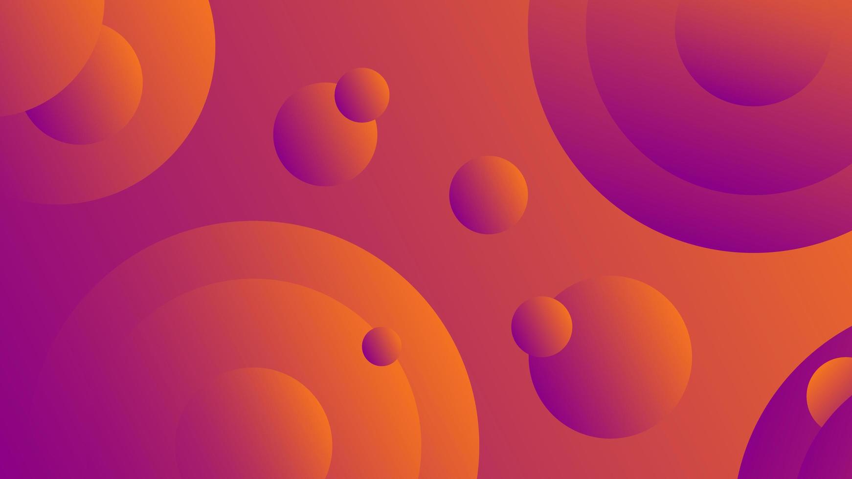 Circle abstract modern gradient flowing geometric pattern background vector