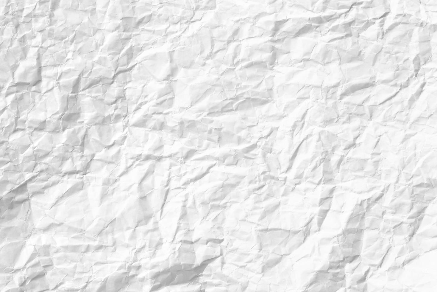 White crumpled paper  photo