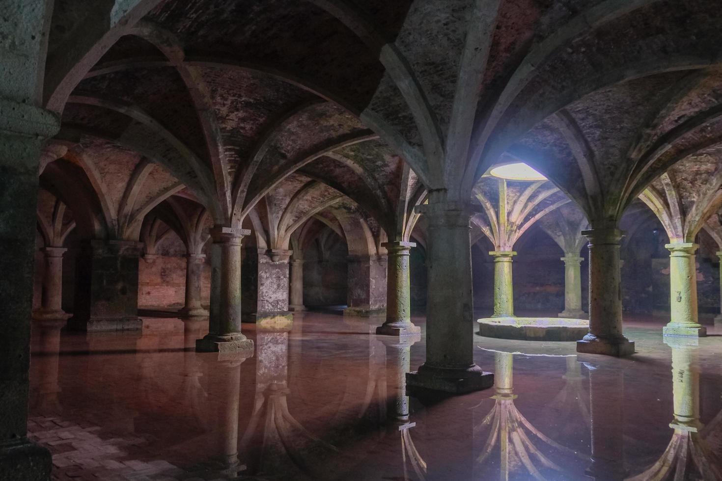 Ancient Portuguese underground cistern photo