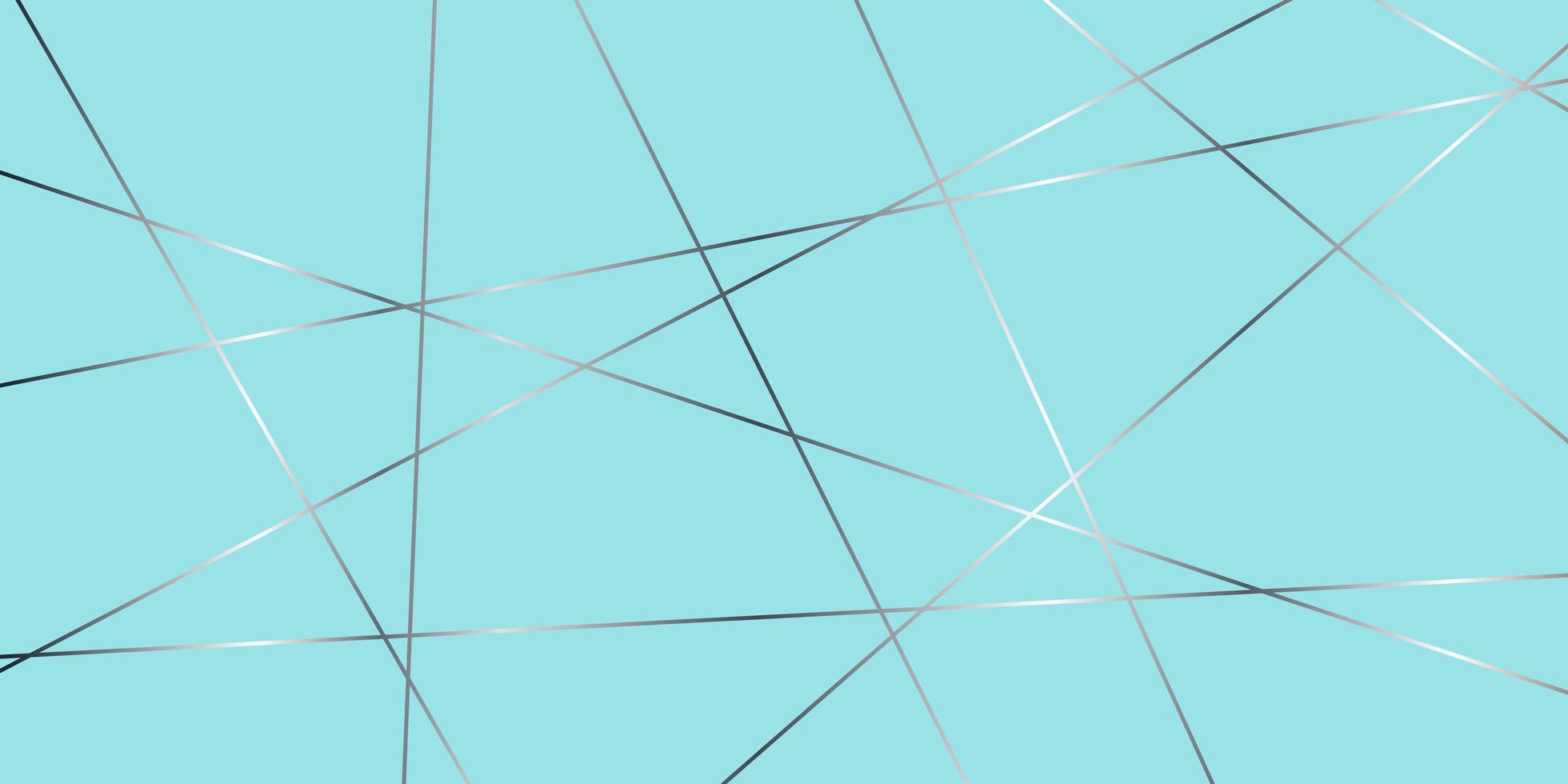 Silver gradient criss cross lines on blue vector