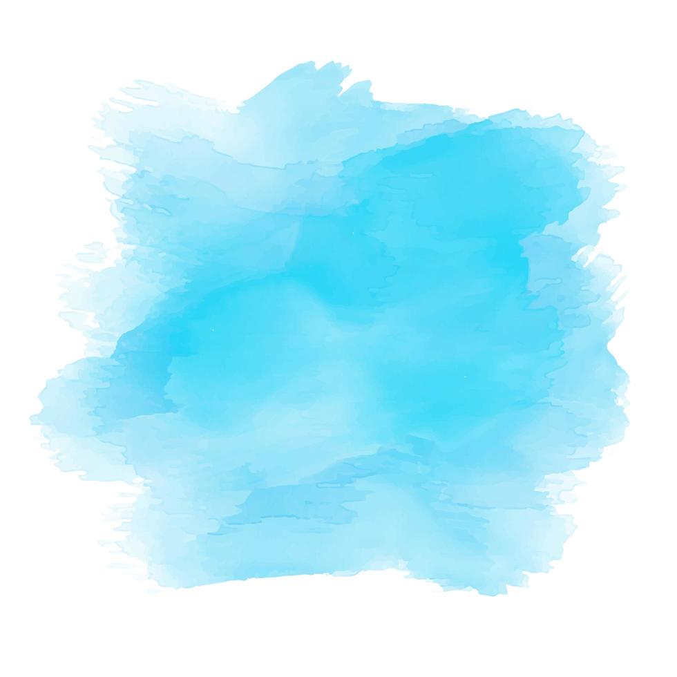 Blue watercolor wash texture vector