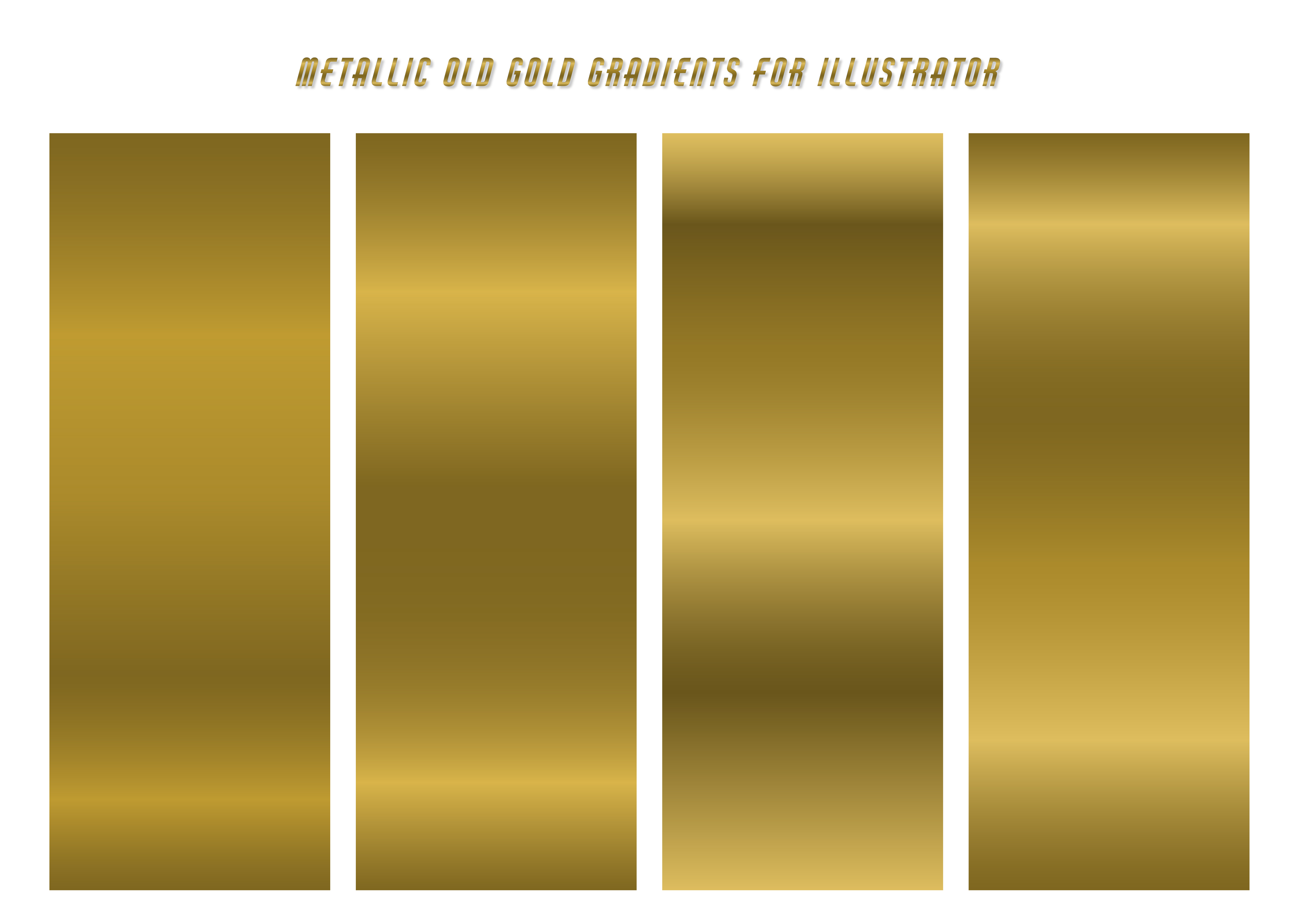 gradientes brillantes de "oro viejo" Descargar Vectores Gratis