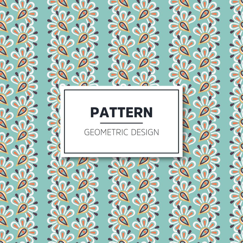 Seamless pattern with vintage decorative elements vector