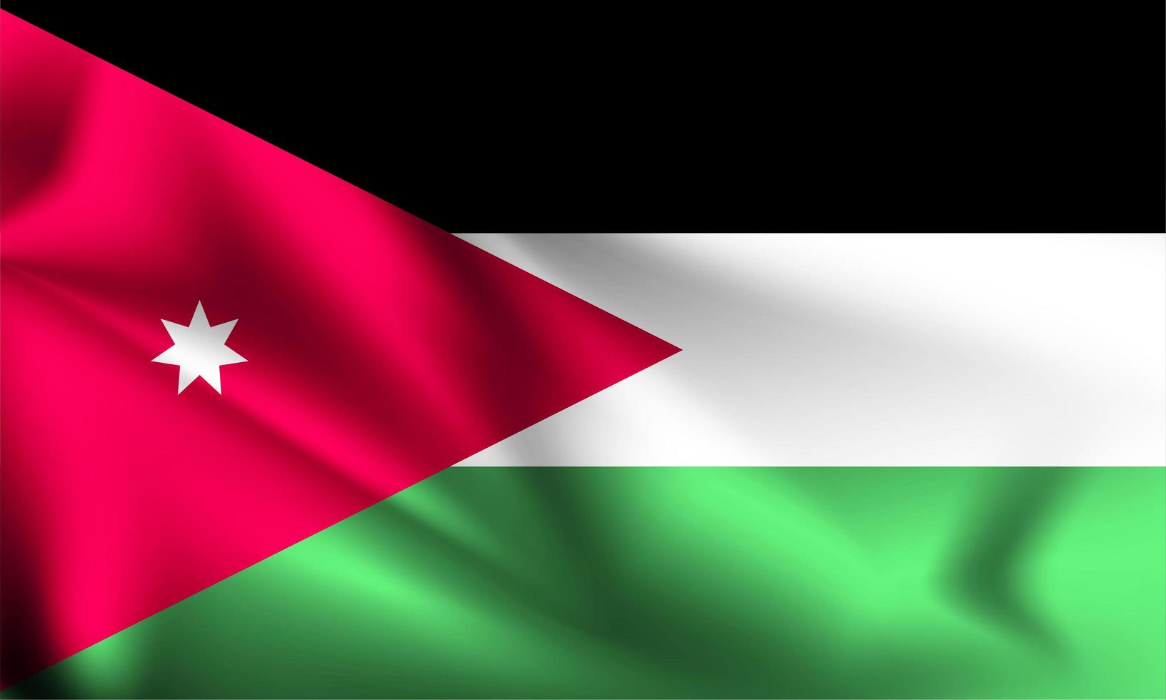 Jordan 3d flag  vector