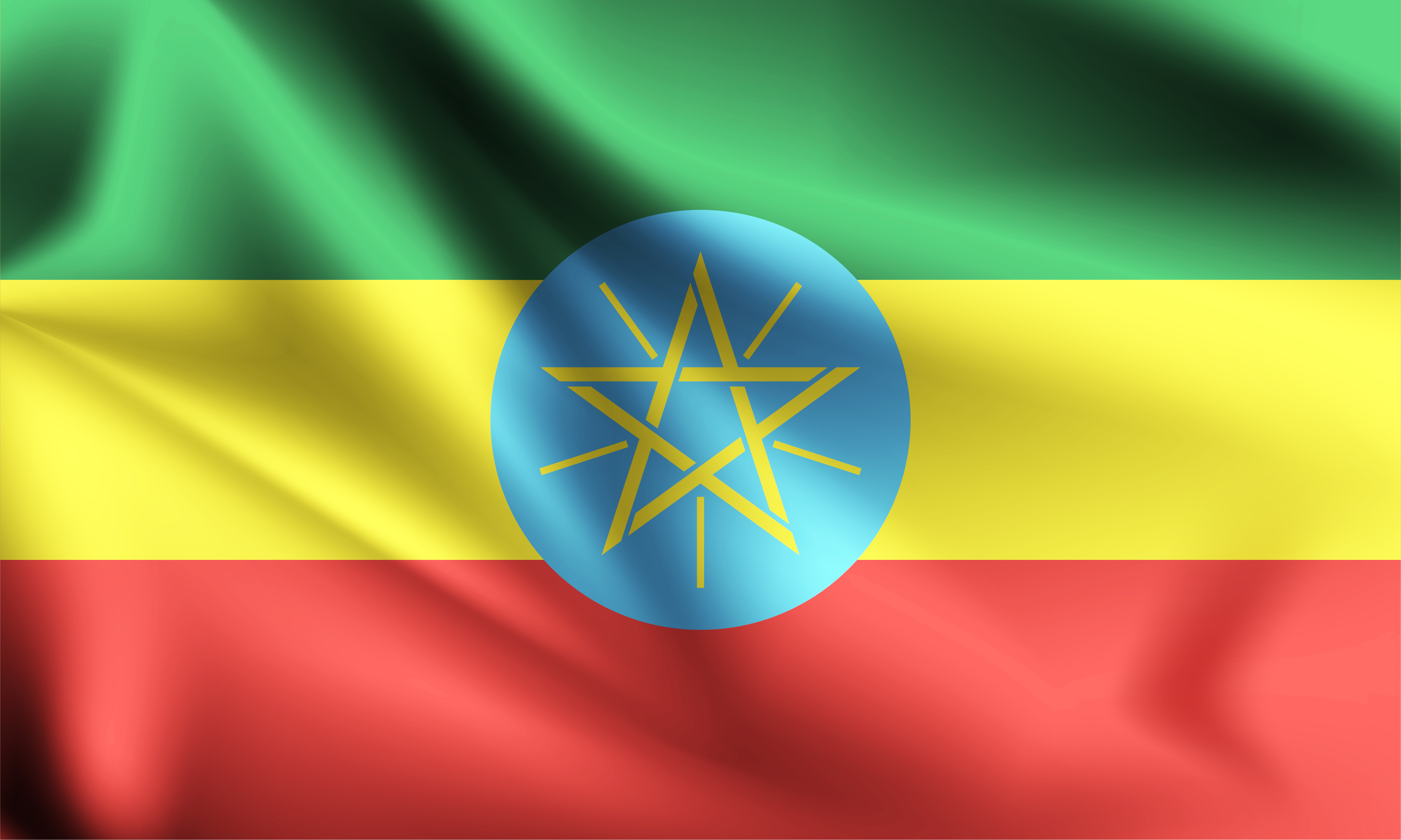 Ethiopian 3d flag 1229045 Vector Art at Vecteezy