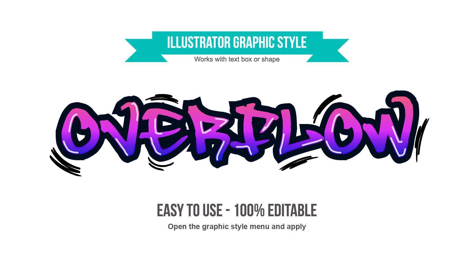 Purple Graffiti tag vector