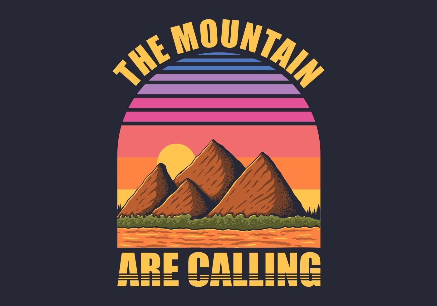 Download Mountain Retro Sunset Background 1229179 - Download Free ...