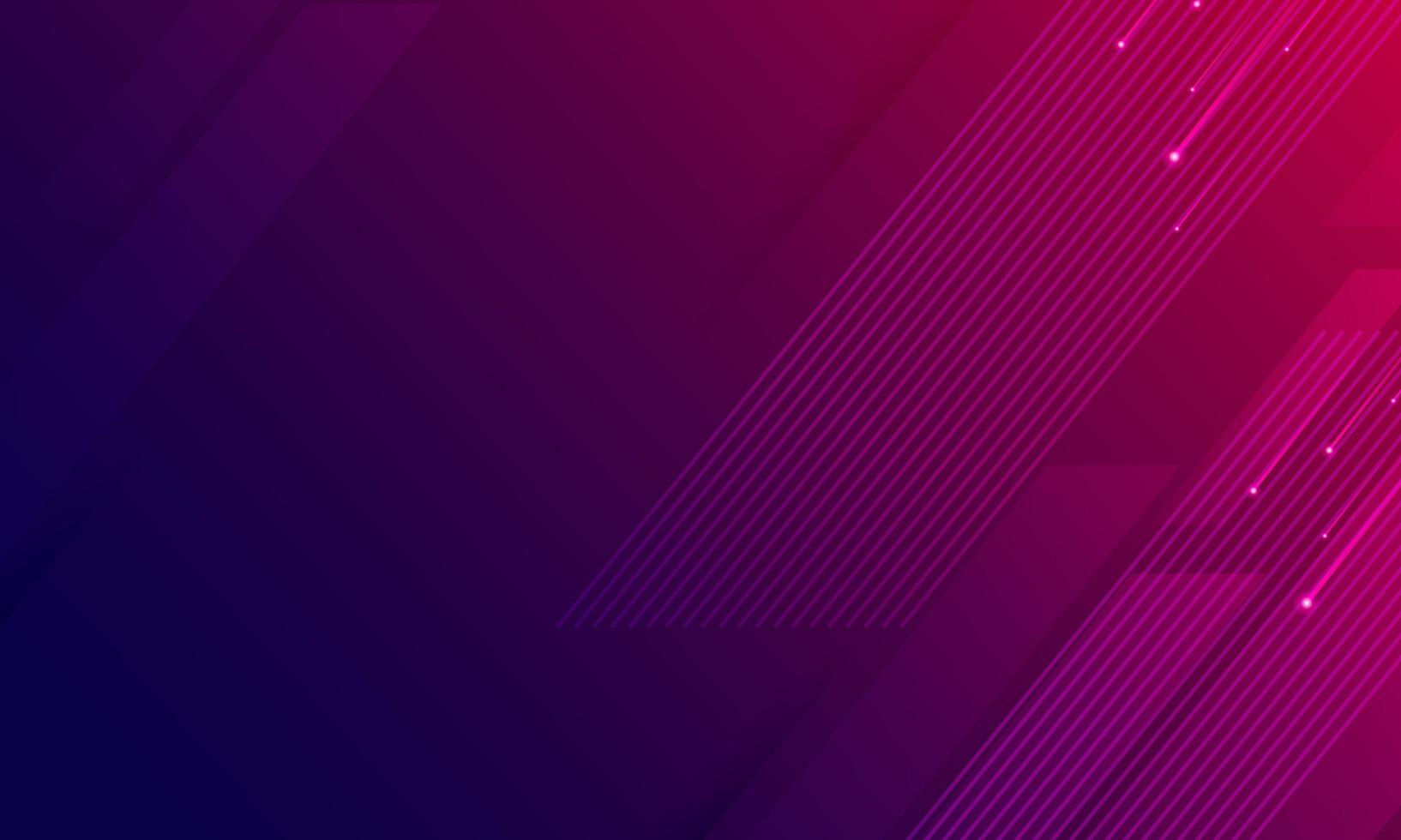 Purple pink gradient design with geometric panel vector