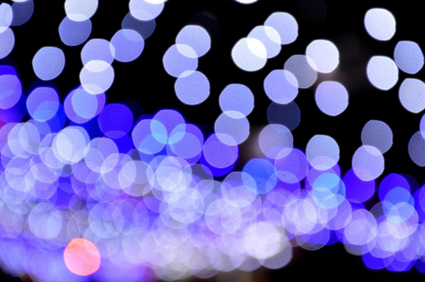 Blue and purple bokeh photo