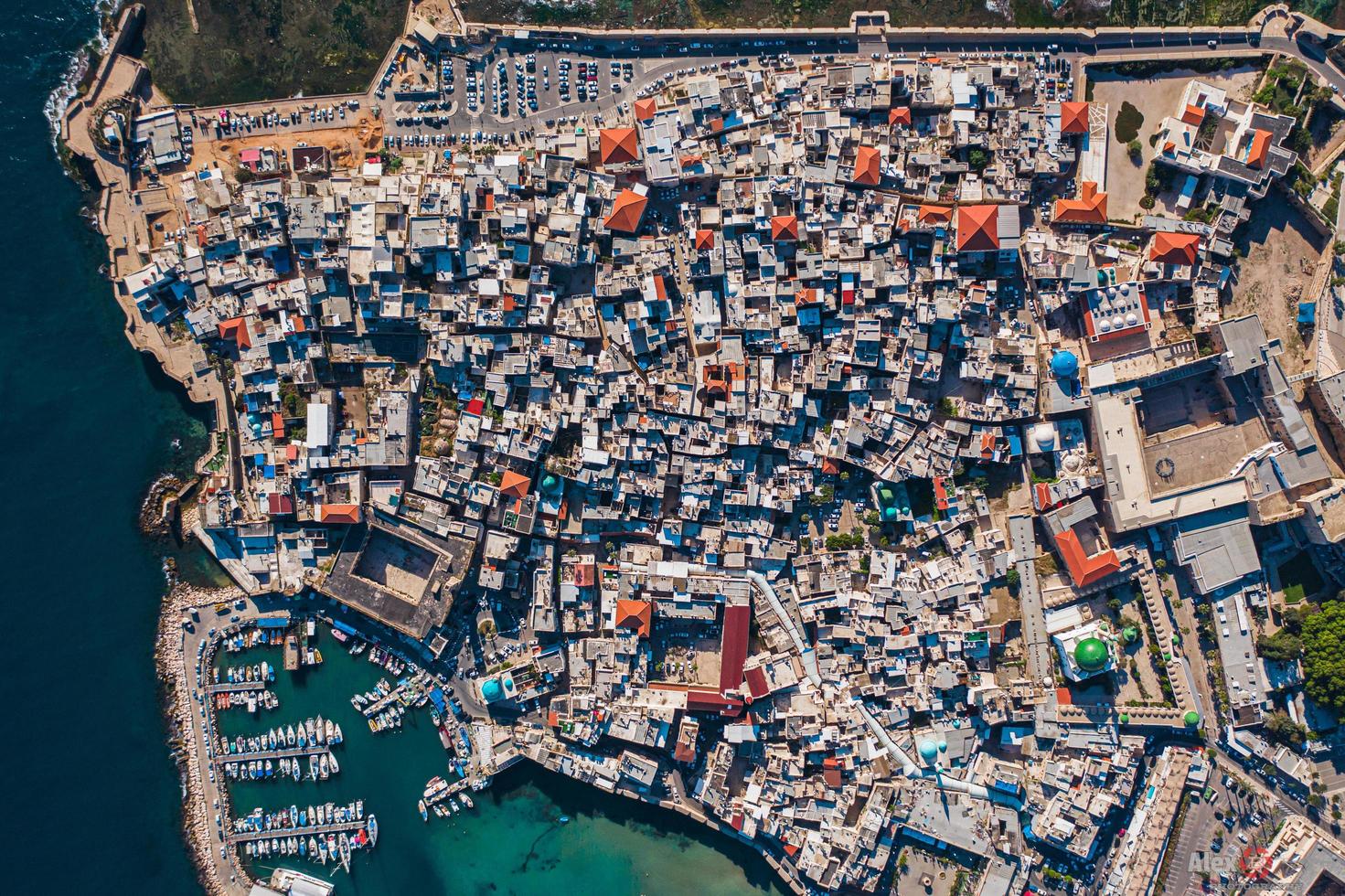 vista aérea de edificios de la ciudad foto