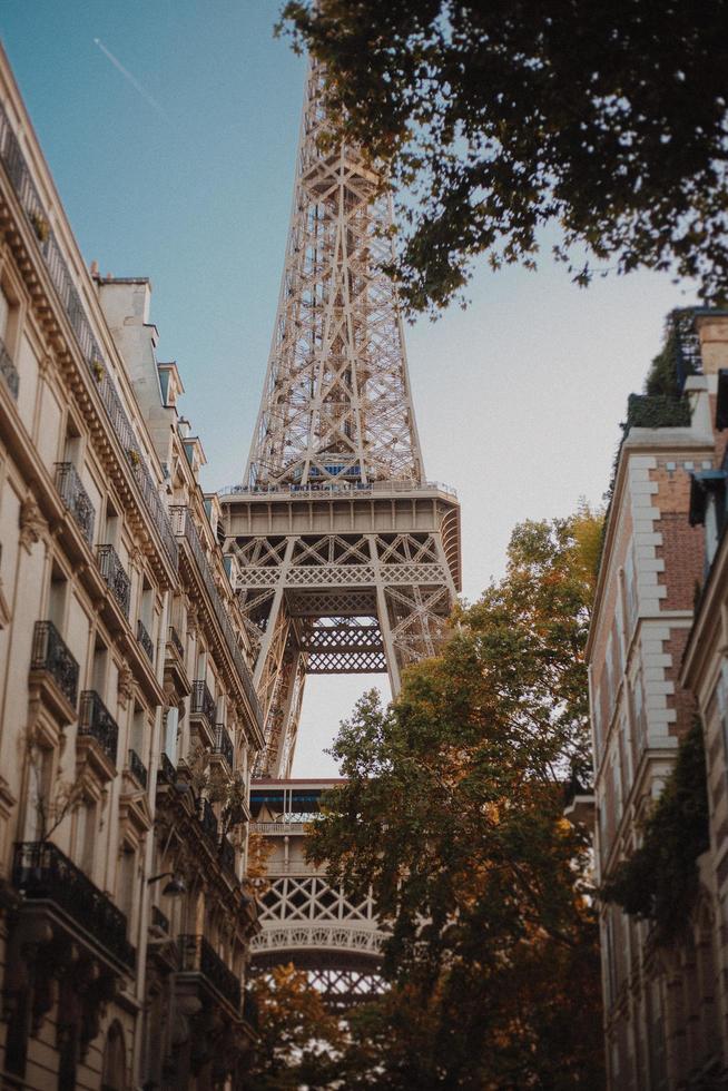 Torre Eiffel en París foto