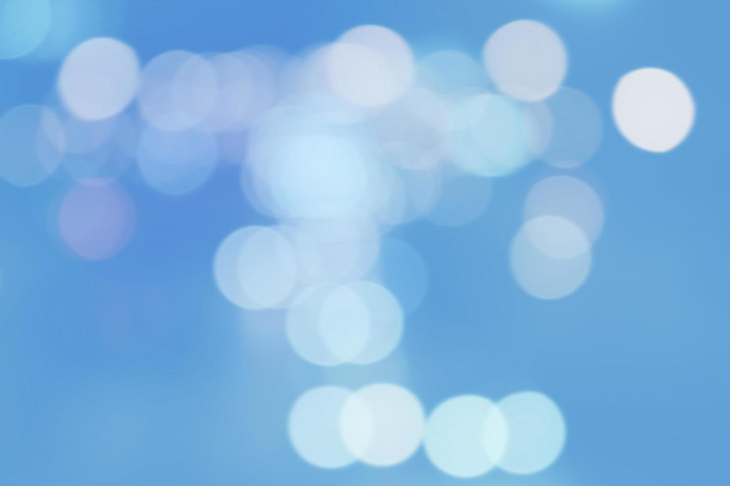 Abstract blue bokeh photo