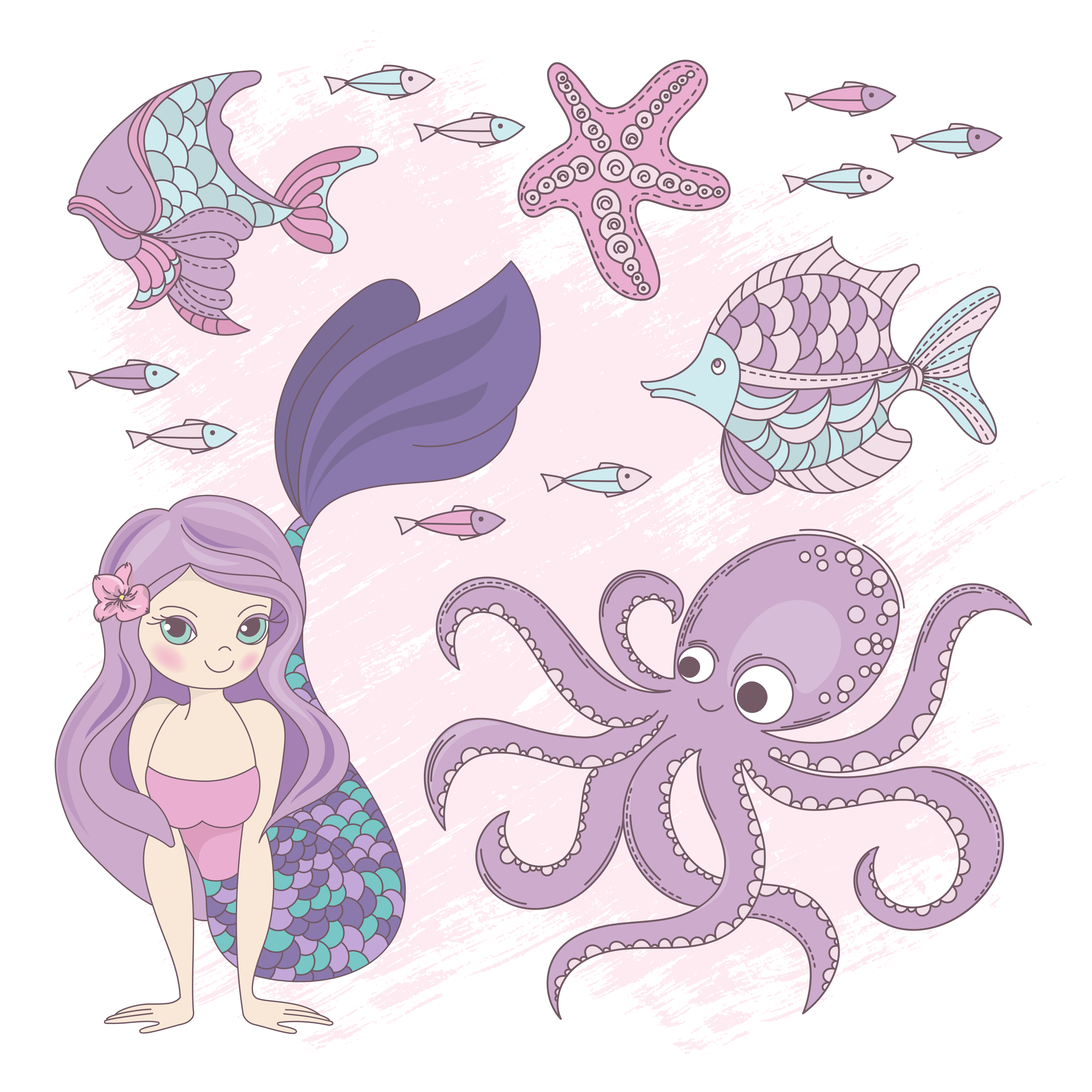 Free Free 266 Mermaid Print Svg SVG PNG EPS DXF File