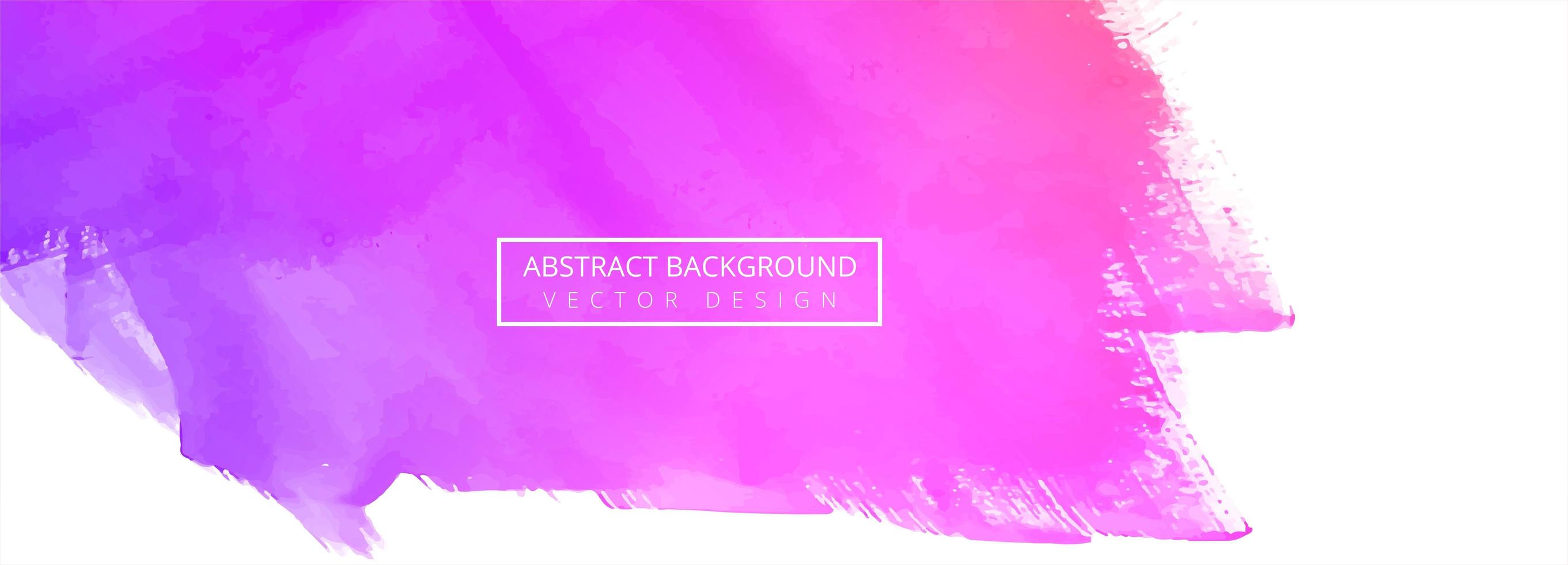 Abstract bright pink colorful watercolor banner vector