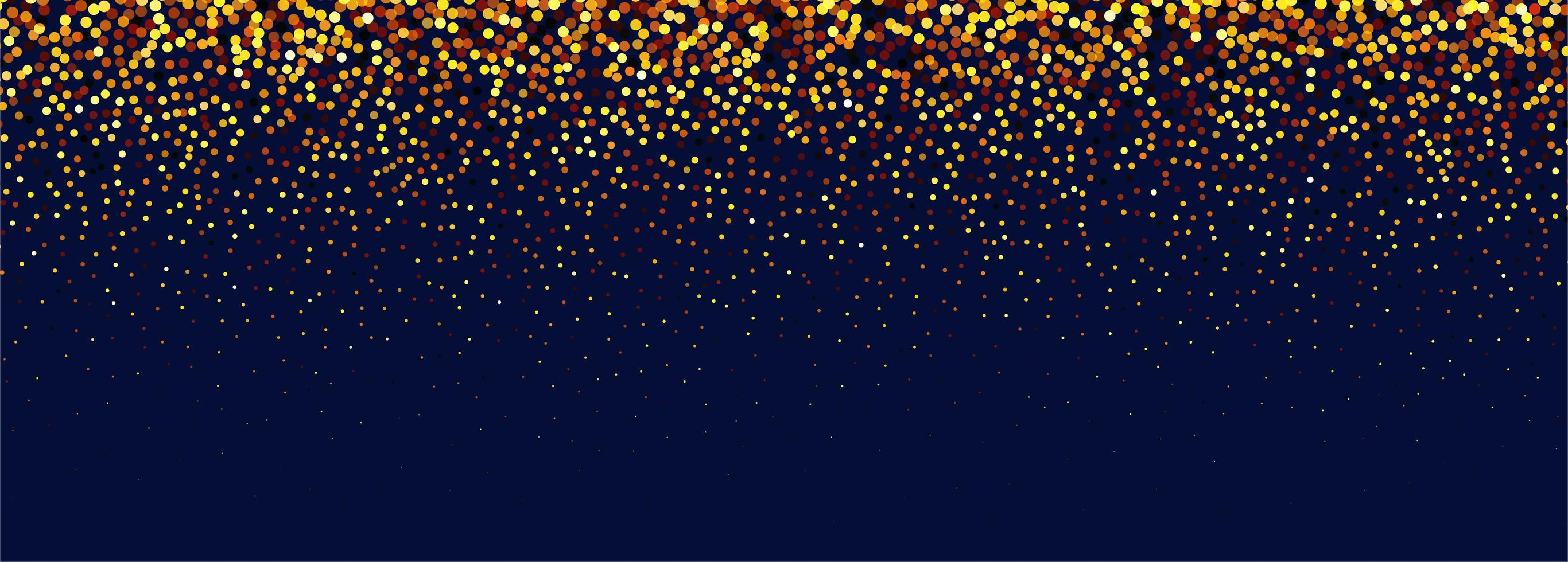 Elegant colorful glitters banner background vector
