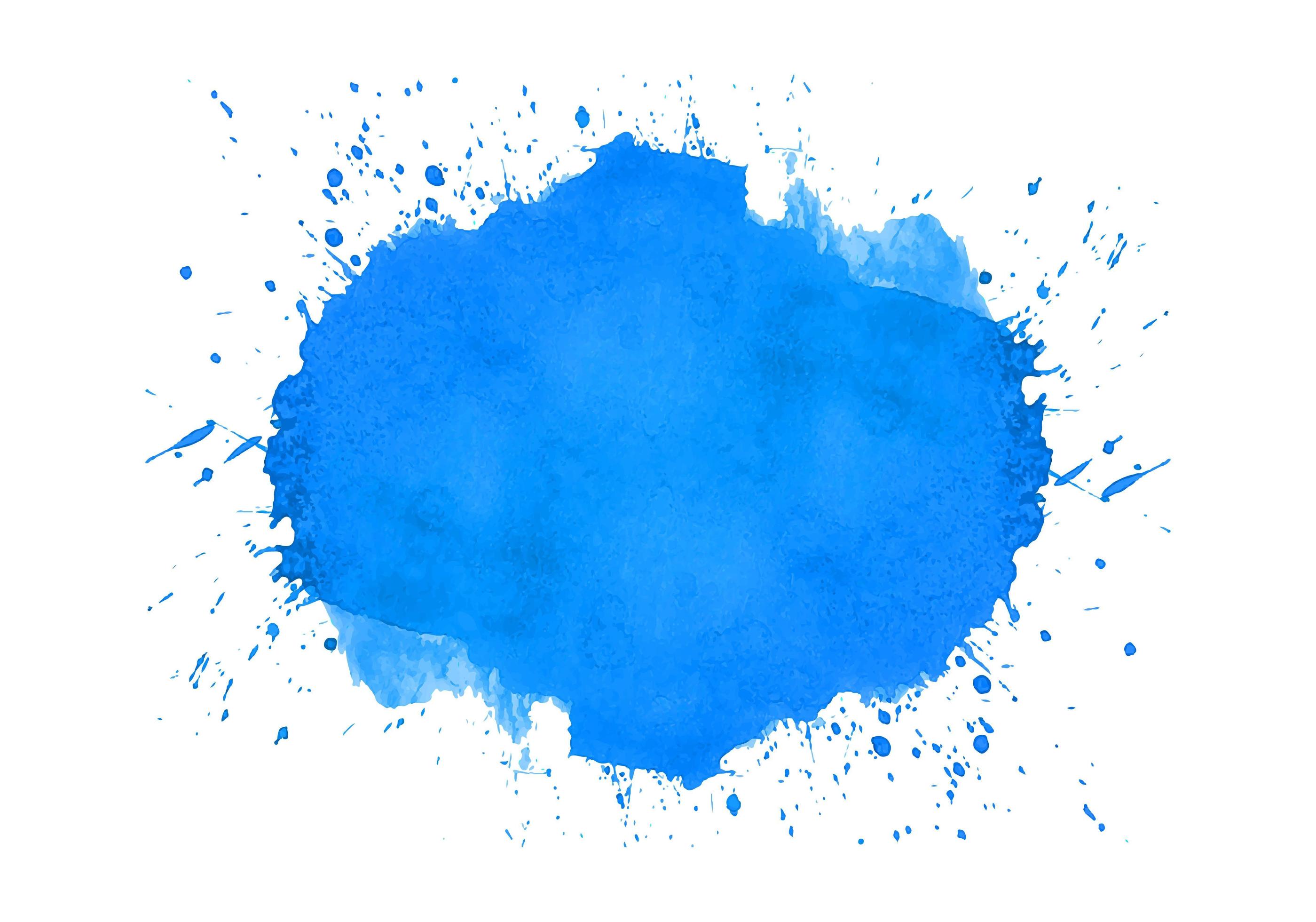 Blue Watercolor Splash Vector Free Download | Images and Photos finder