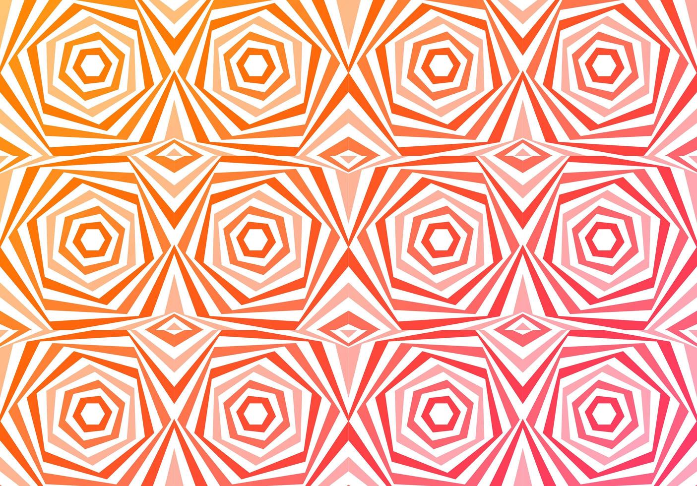 Abstract pink orange decorative colorful pattern background vector