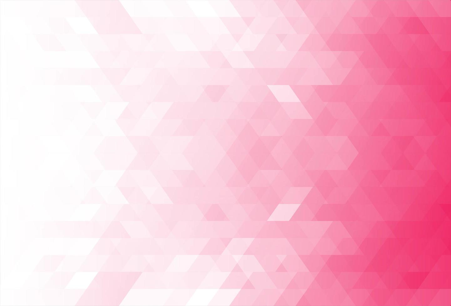 Modern pink geometric shapes background vector