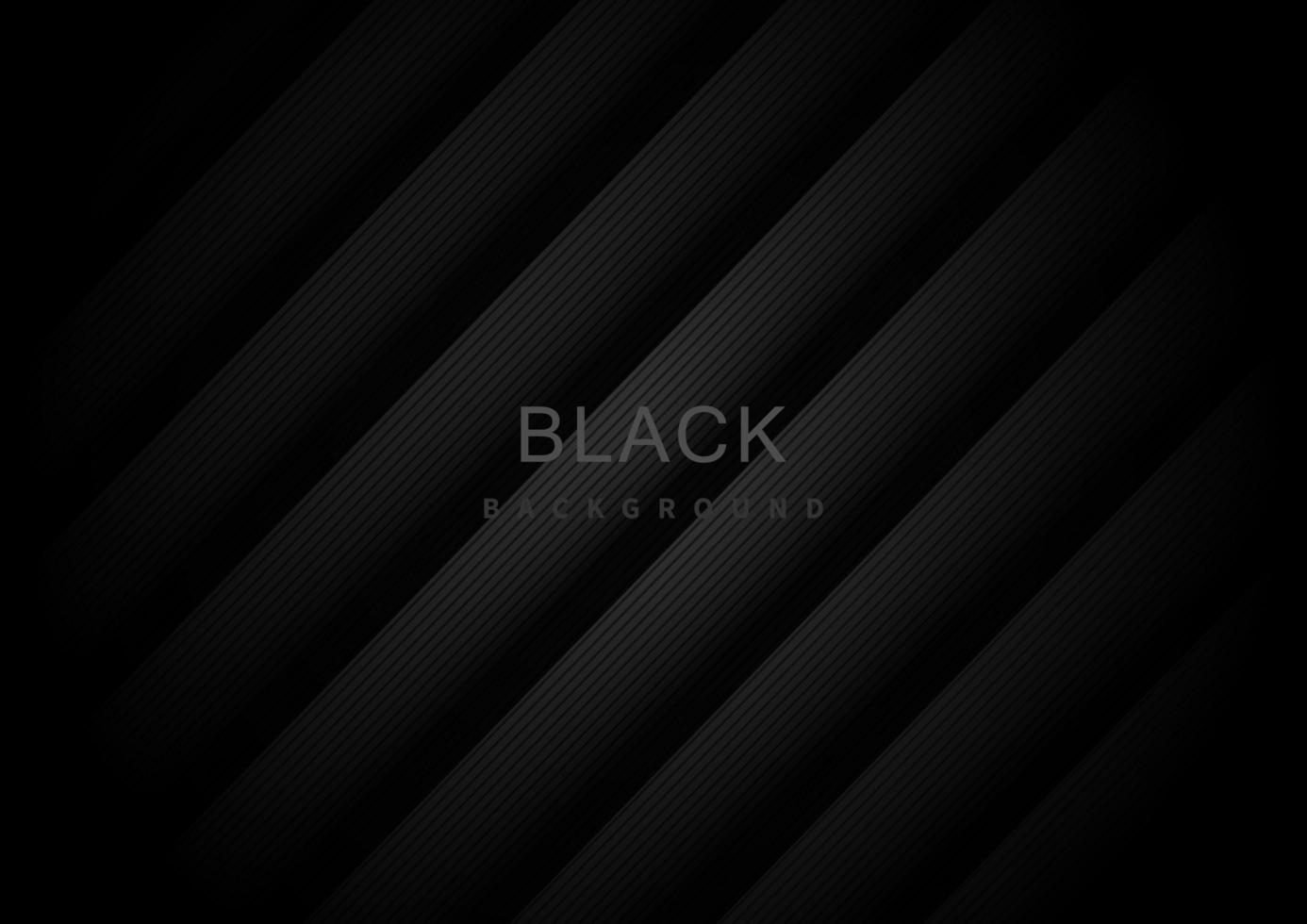 Black layers with diagonal stripes and shadow vector