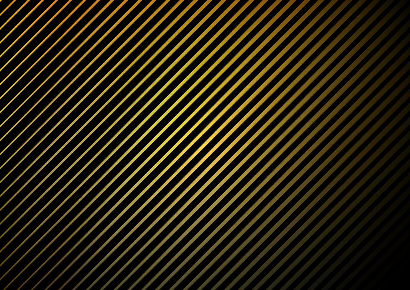 Gradieny yellow and black diagonal line pattern vector