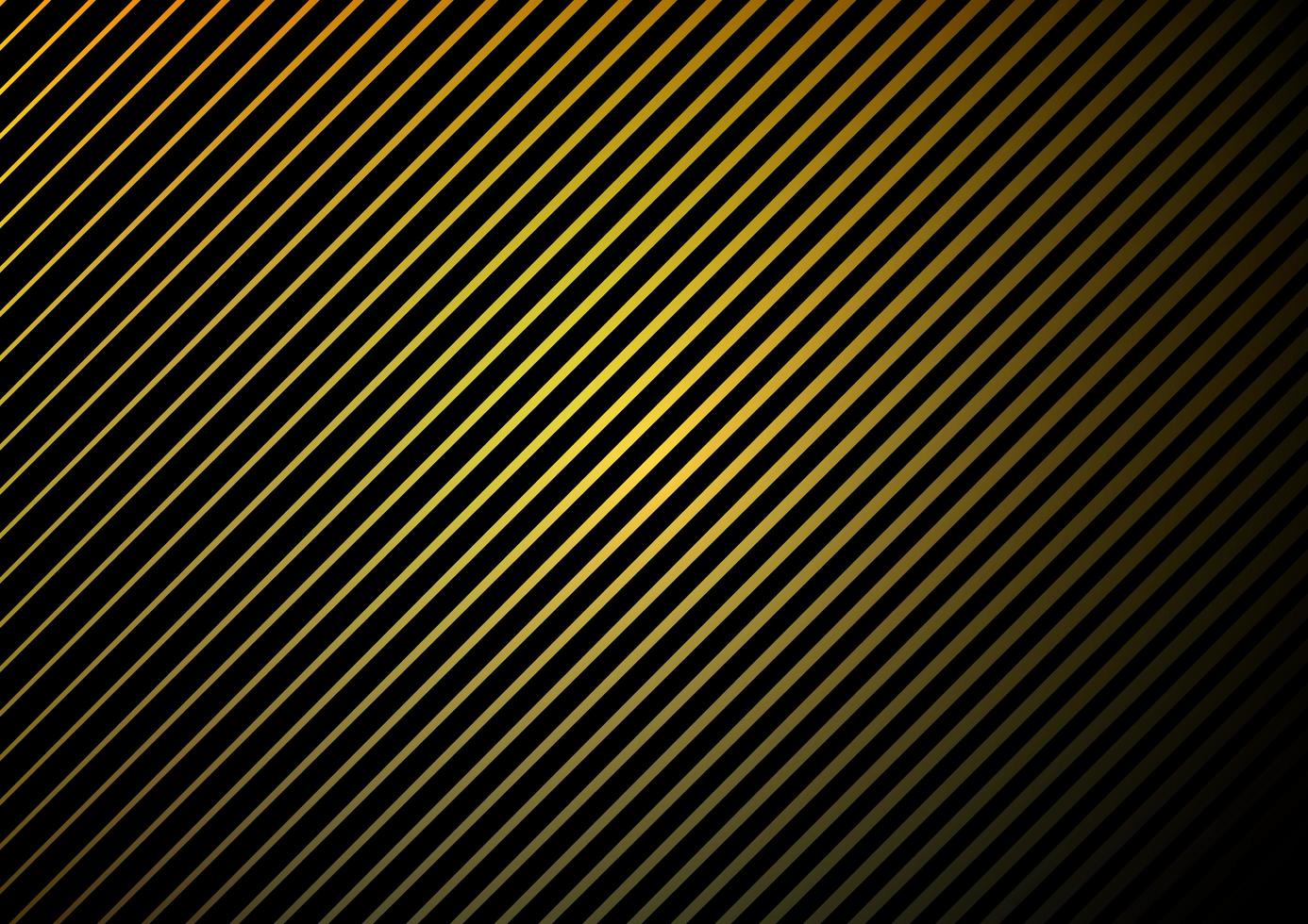 Gradieny yellow and black diagonal line pattern vector