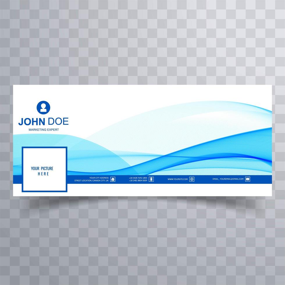 Abstract business wave banner timeline vector