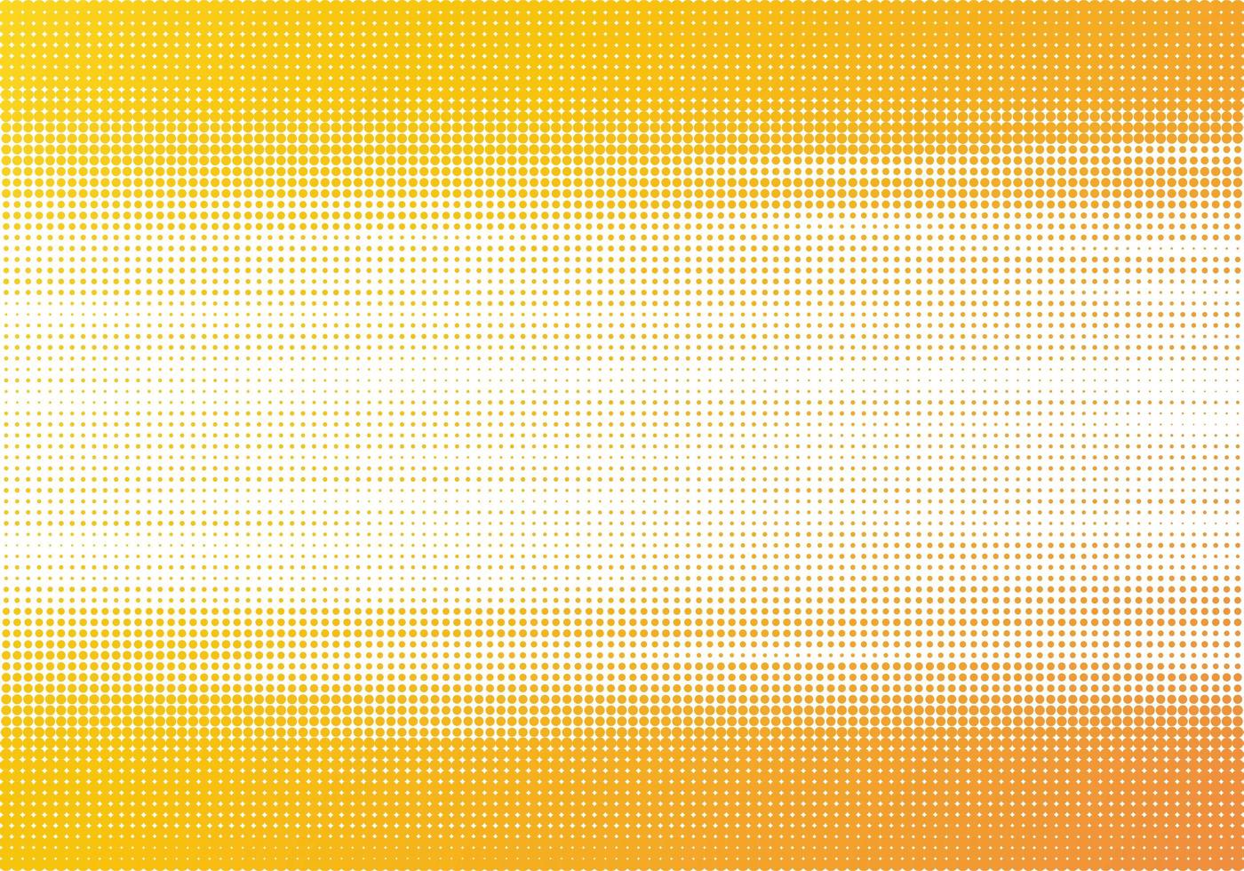 Modern colorful halftone yellow background vector