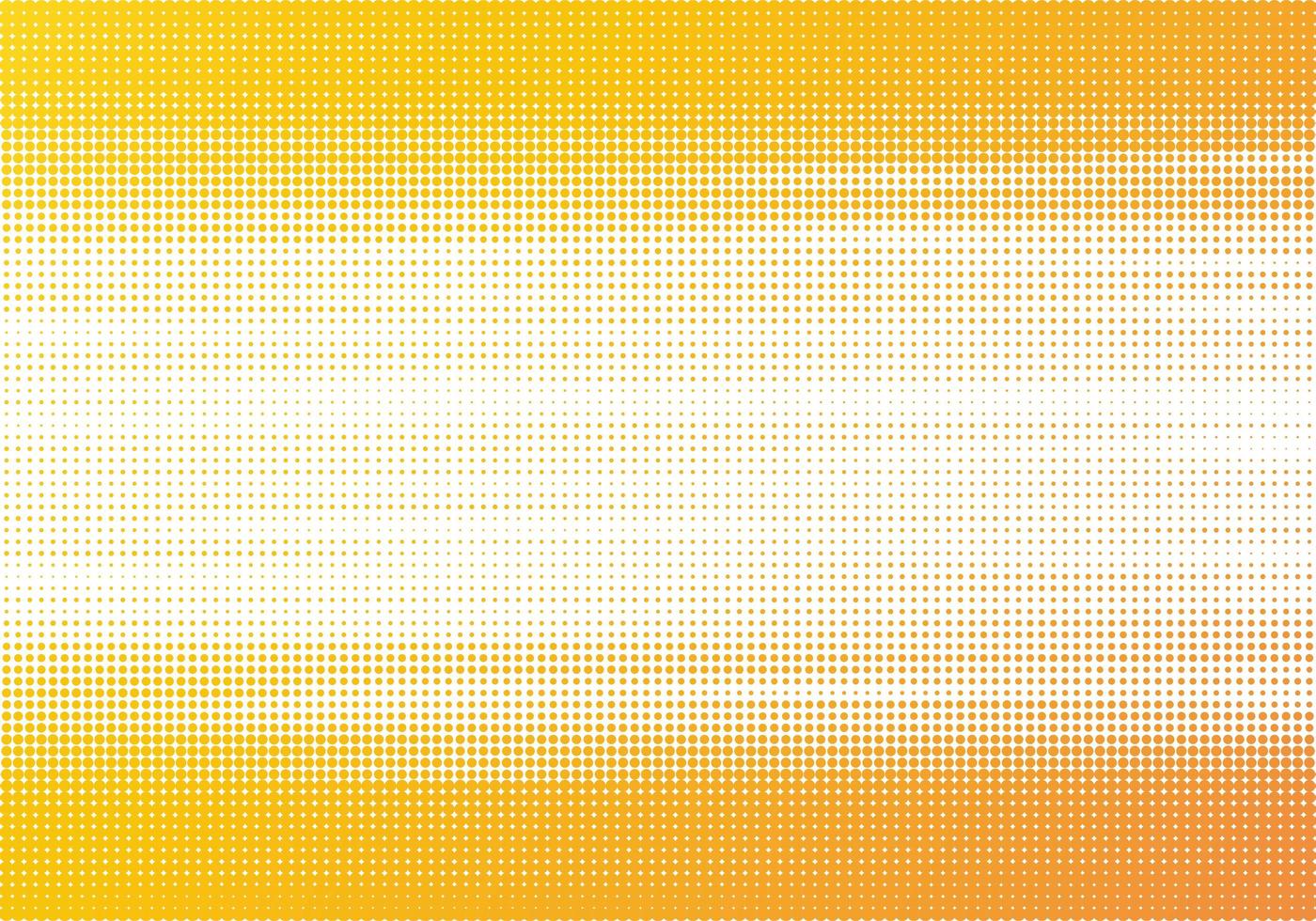 Modern colorful halftone yellow background vector