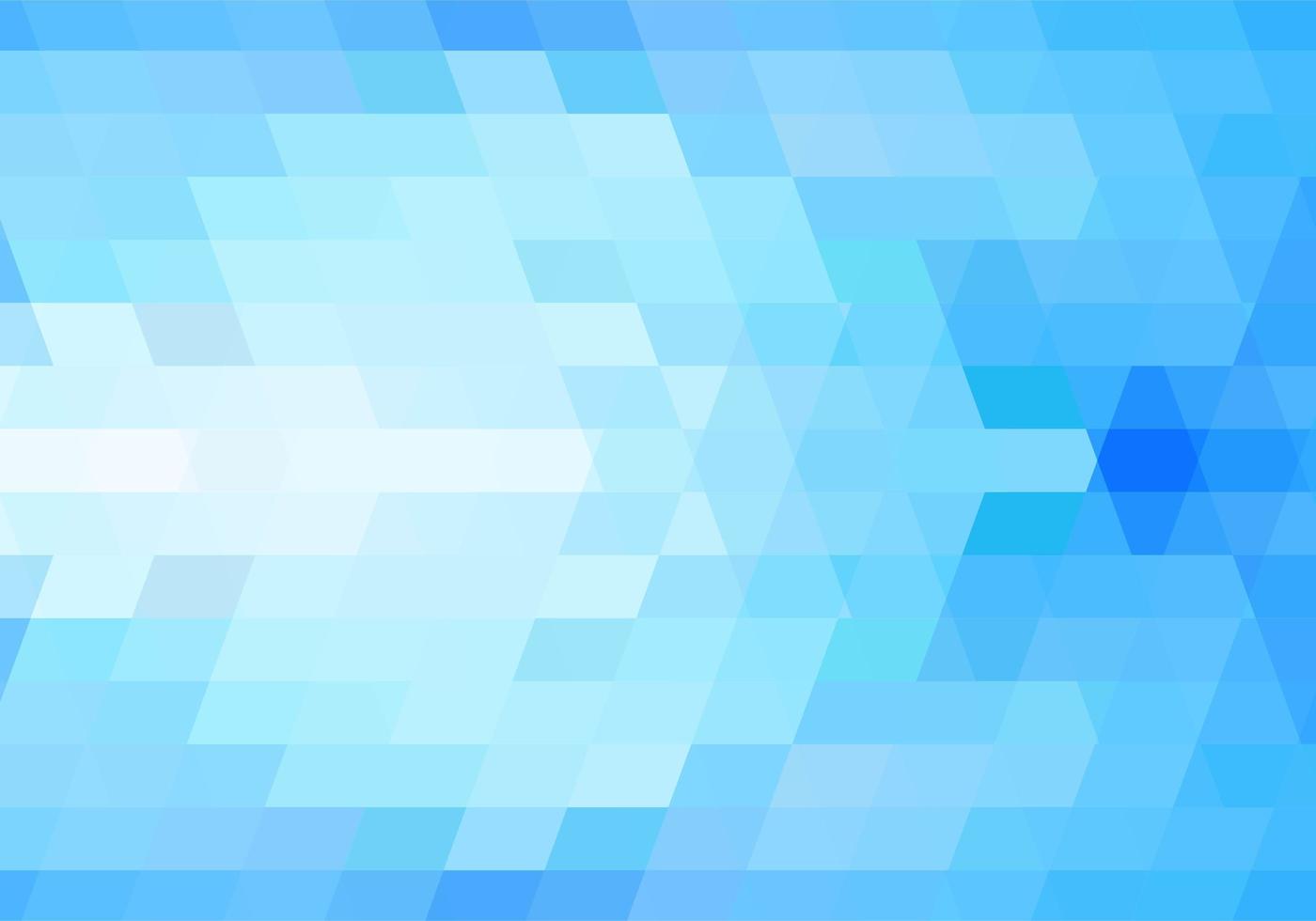 Modern blue geometric shapes background vector