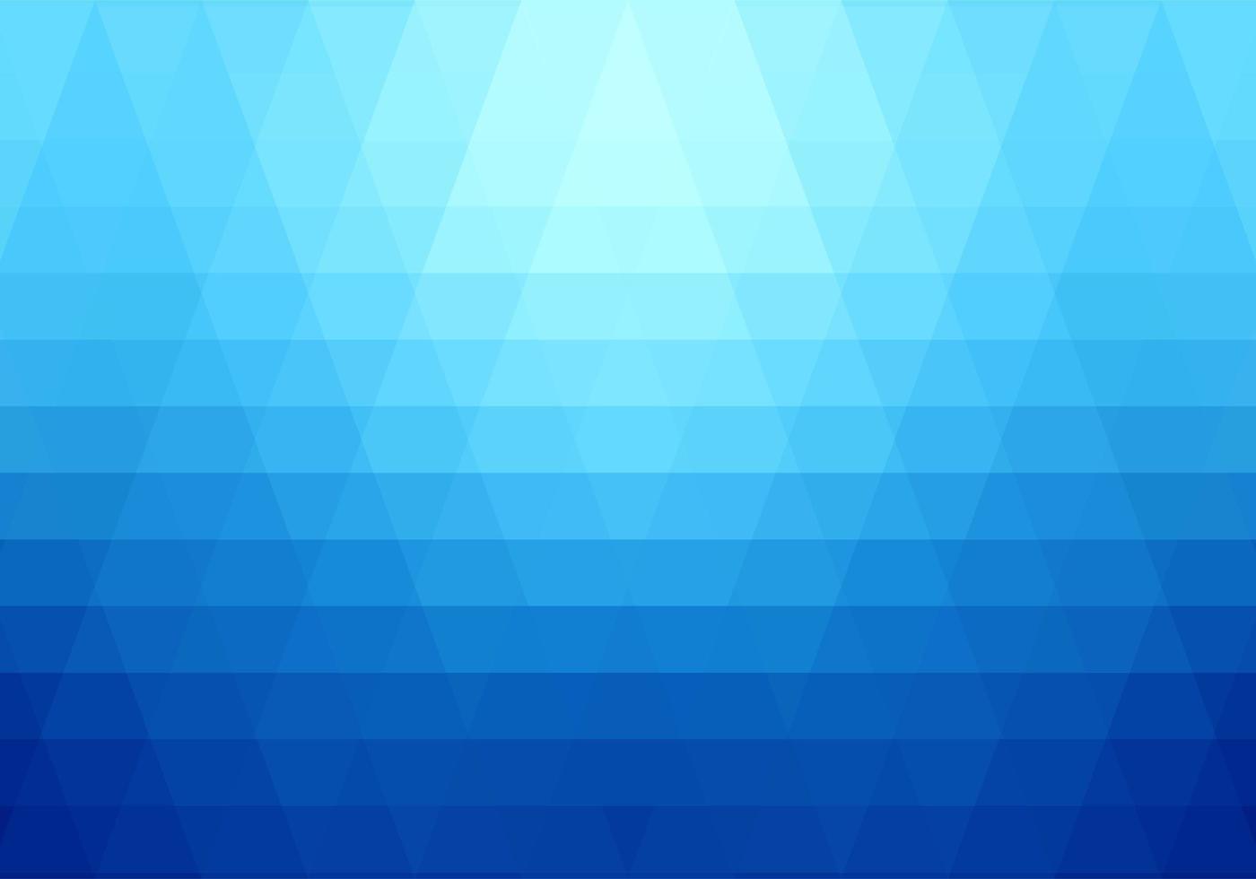 Elegant blue triangle geometric shapes background vector