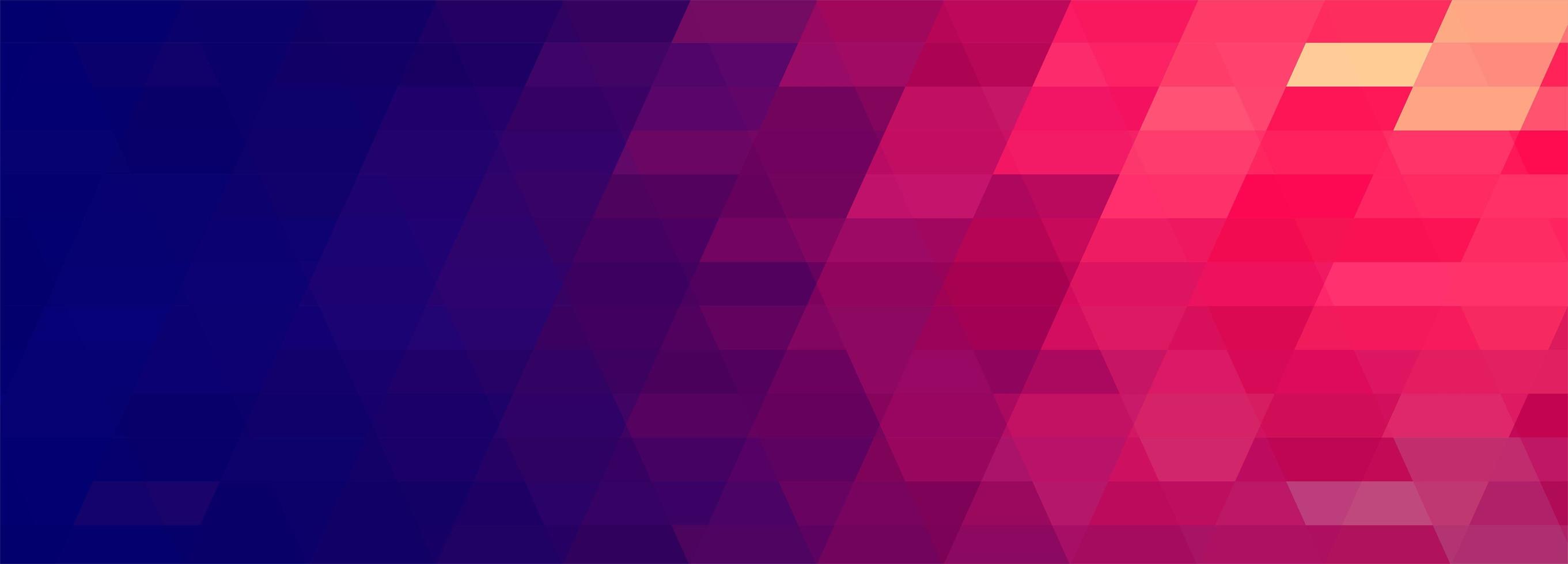 Abstract colorful geometric banner  vector