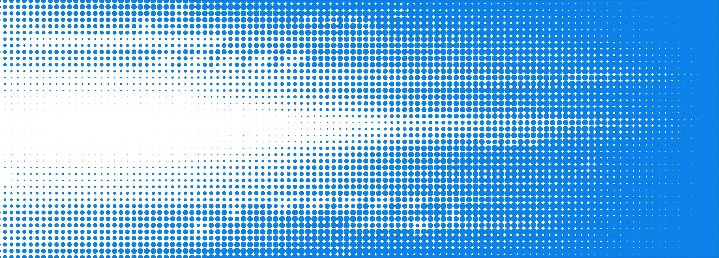 Abstract blue and white tech dotted banner  vector