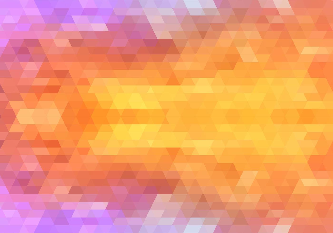Modern colorful pink orange geometric shapes mosaic design  vector