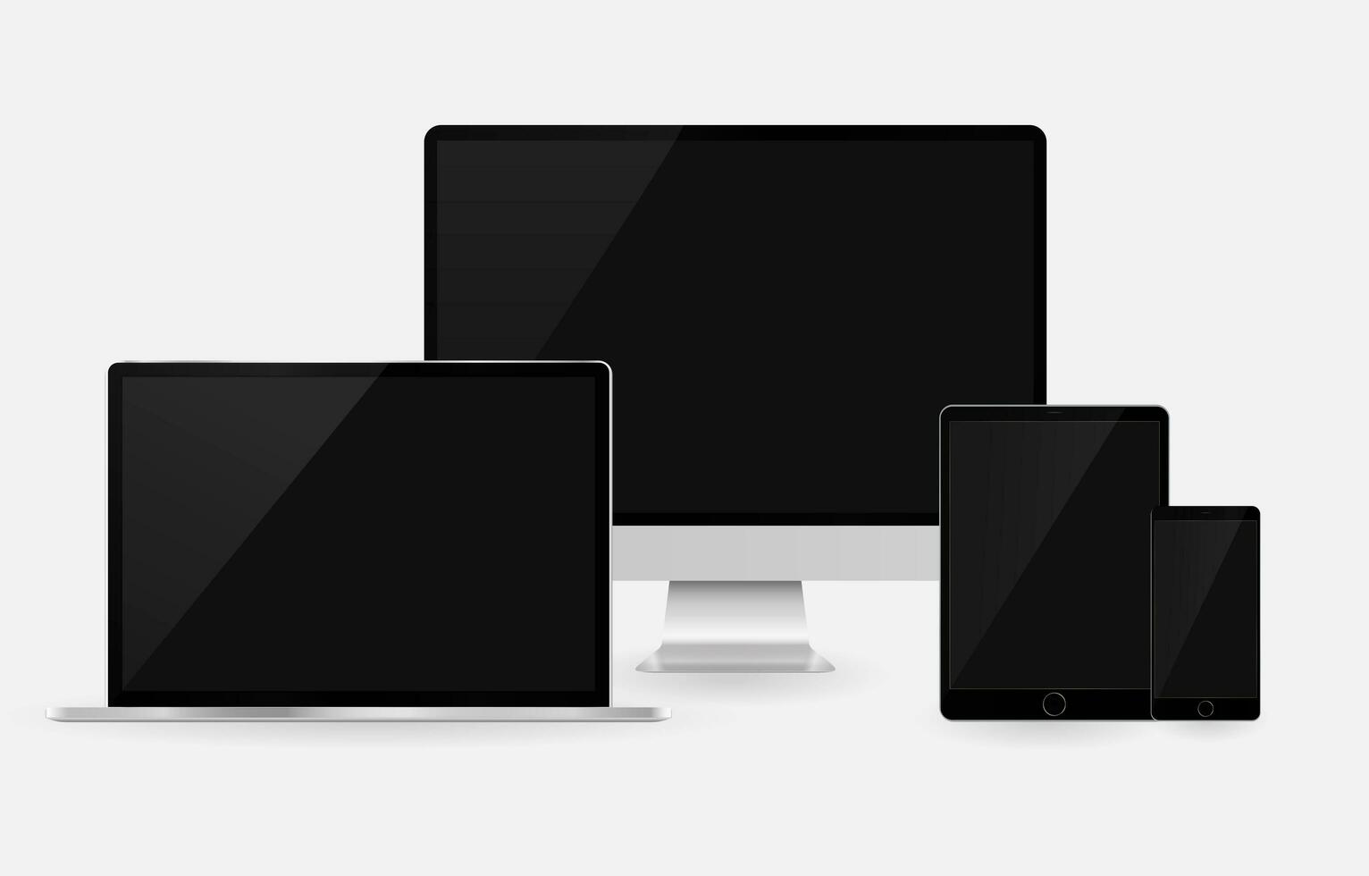 Electronic Devices Set vector