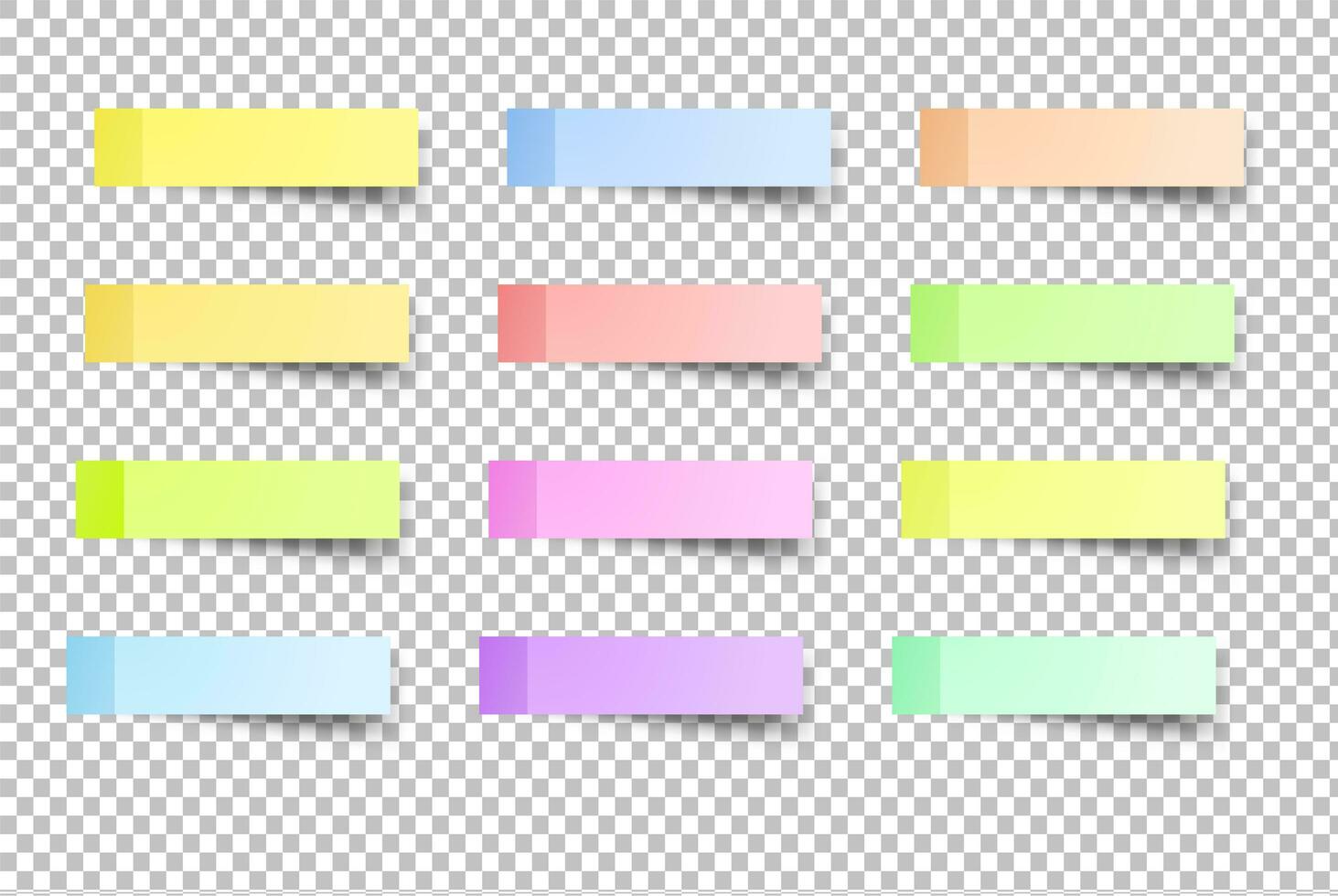 Sticky reminder notes  vector