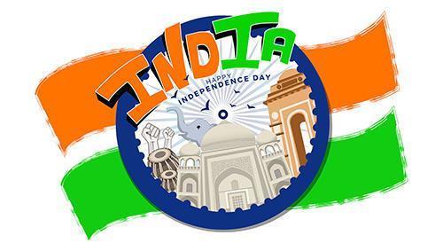 día de la independencia la celebración de la libertad de la india vector