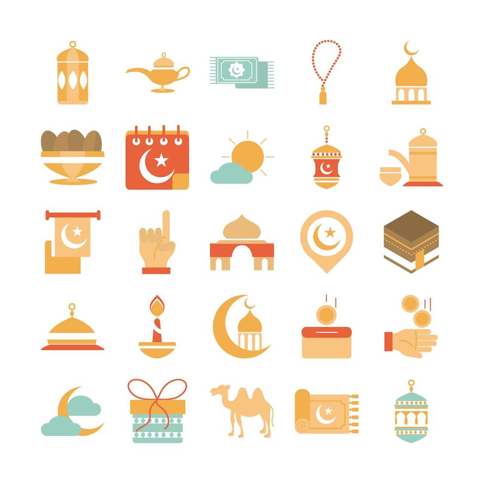 Middle Eastern Celebration Set vector