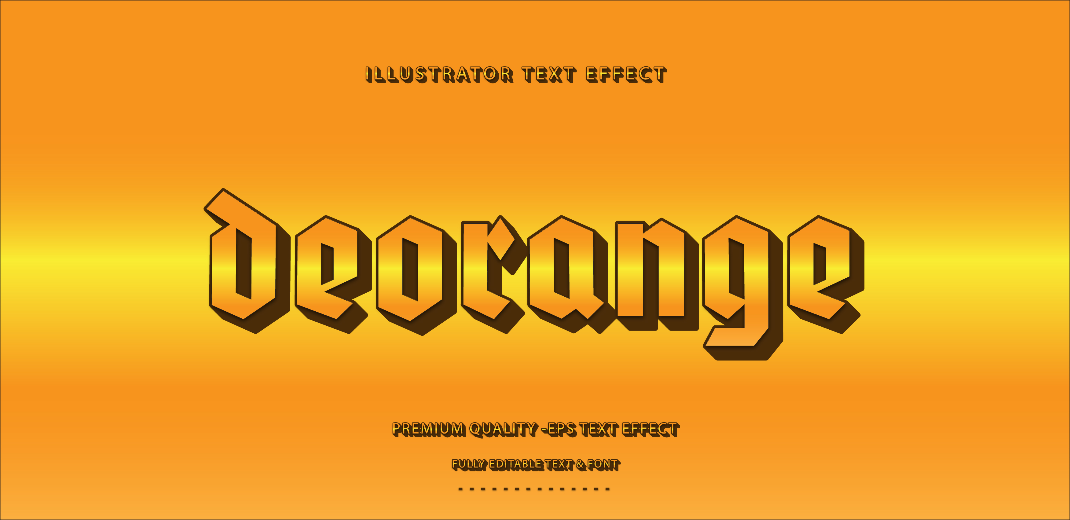 Metallic Orange Text Style Download Free Vectors, Clipart Graphics