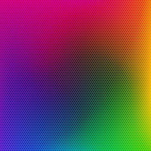 Rainbow Colored Metal Grate Pattern vector