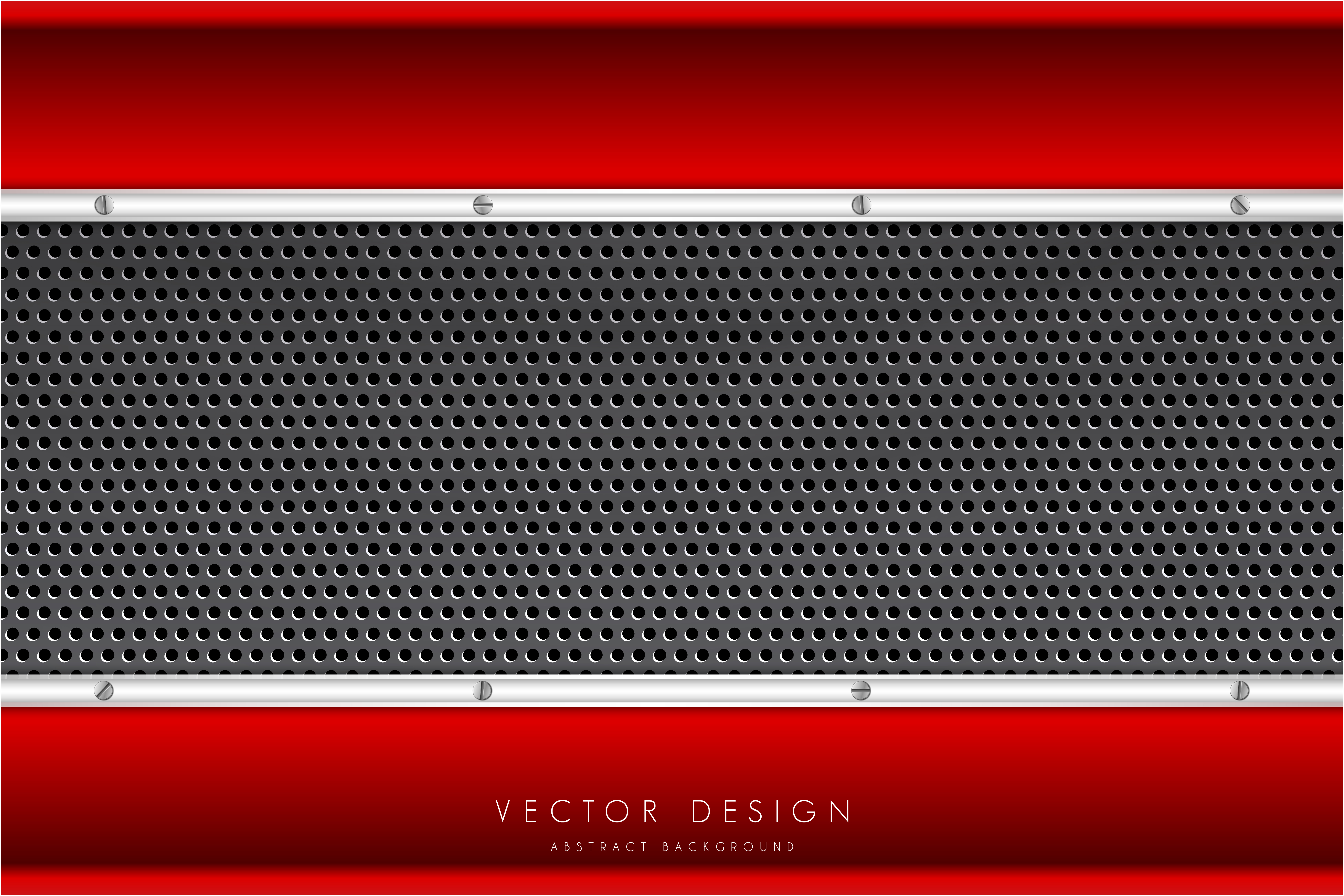 Metallic red and silver borders and carbon fiber texture 1235799
