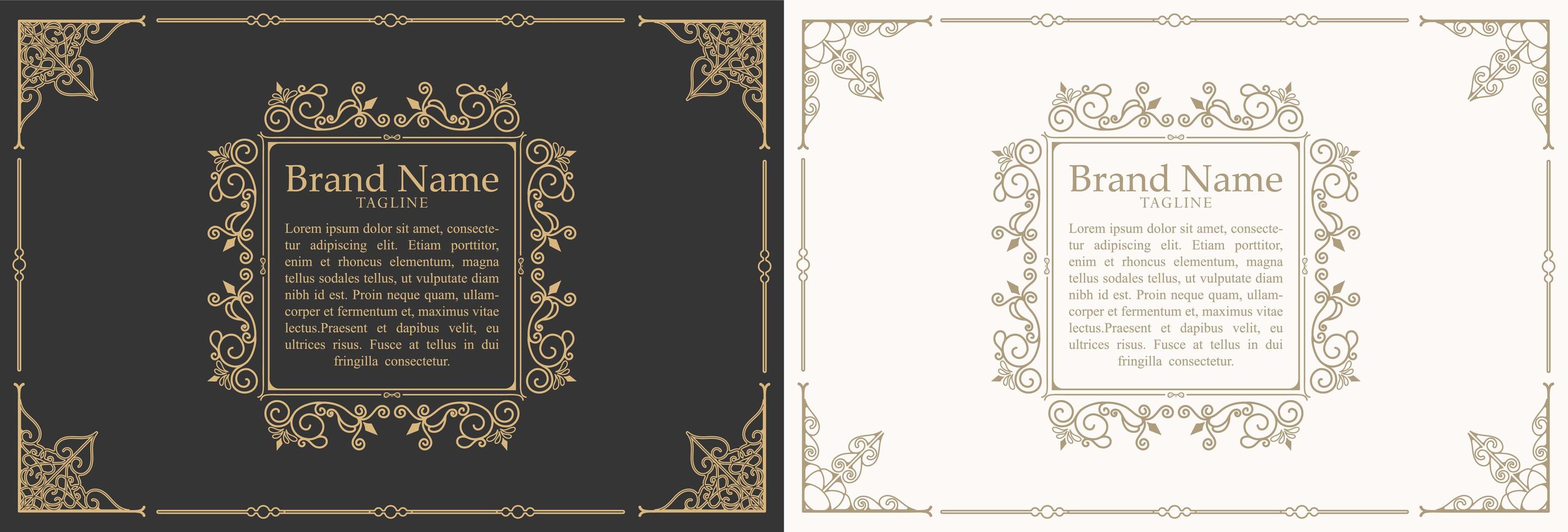 Vintage Ornament Quote Marks Box Frame vector