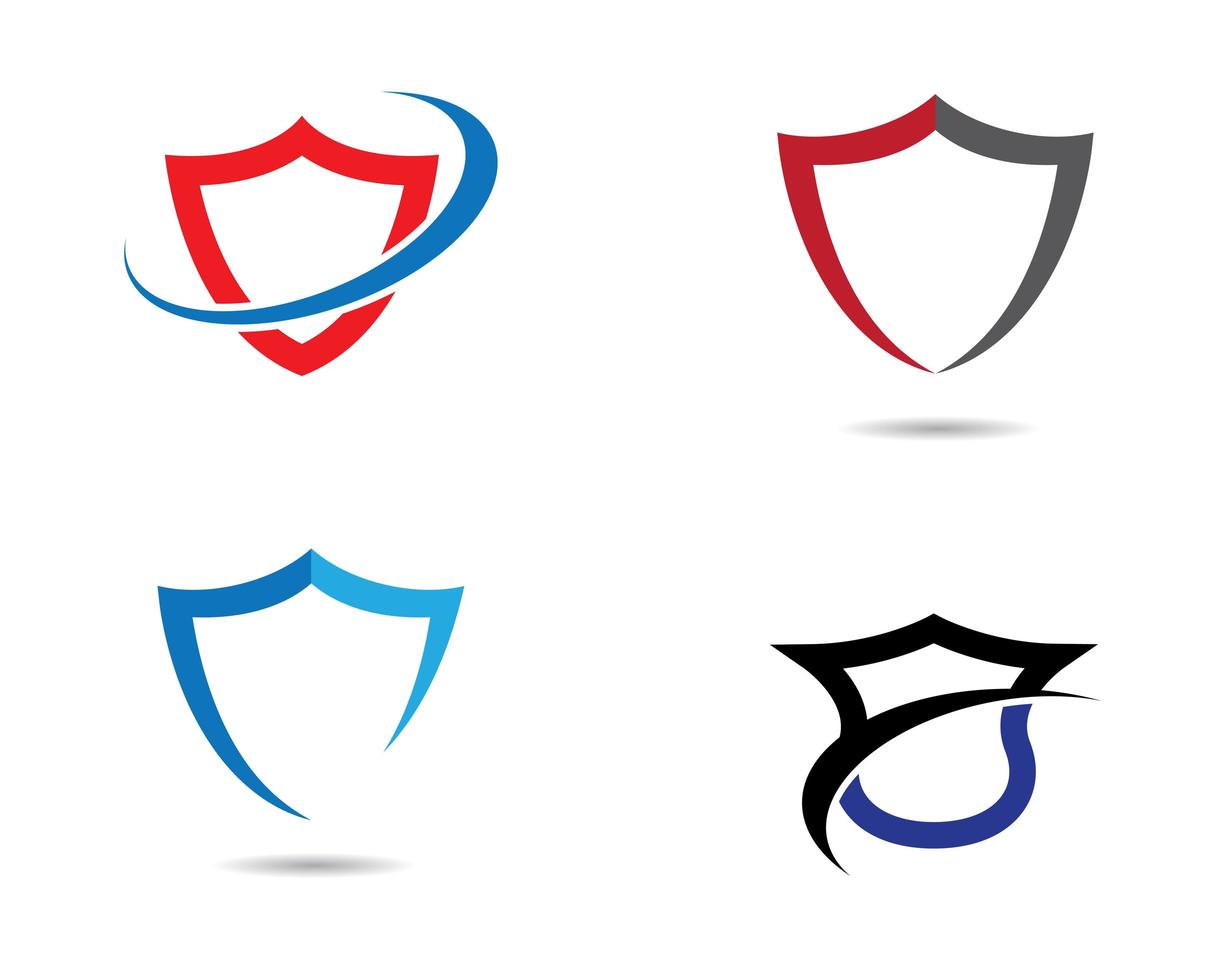 Shield Icon Logos vector