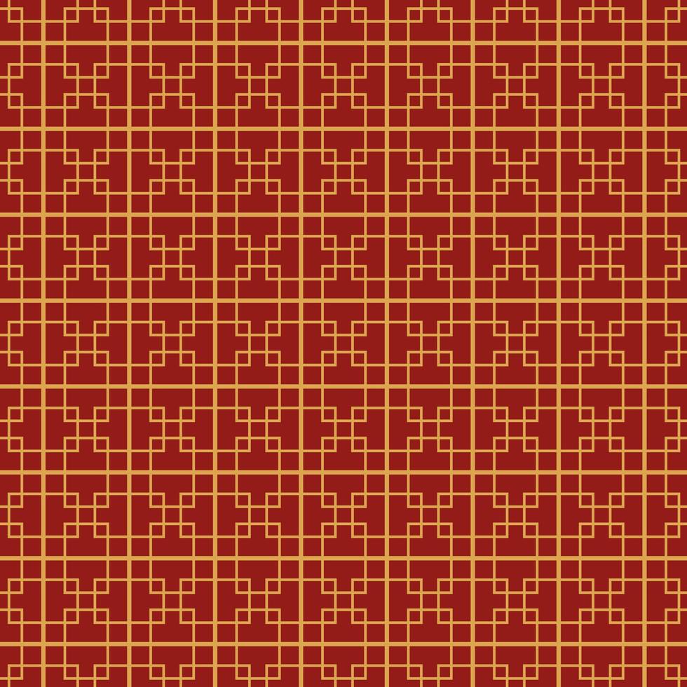 elegante patrón chino vector