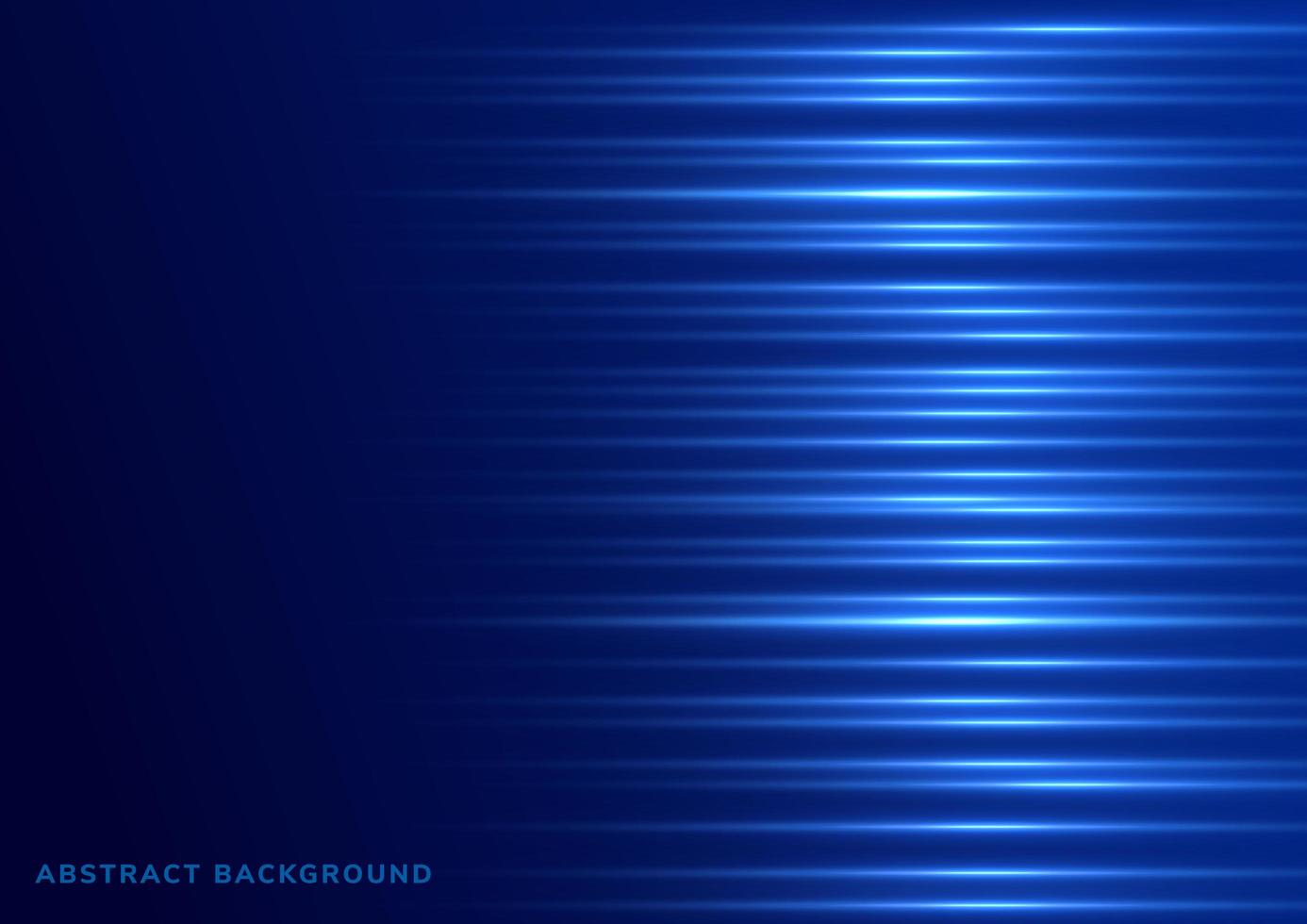 Light horizontal on blue background vector