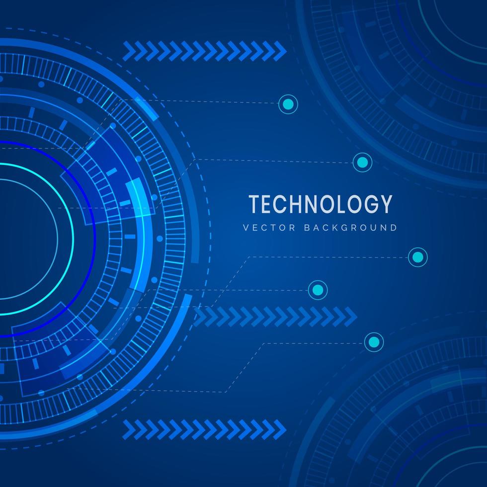 Technology futuristic geometric background vector