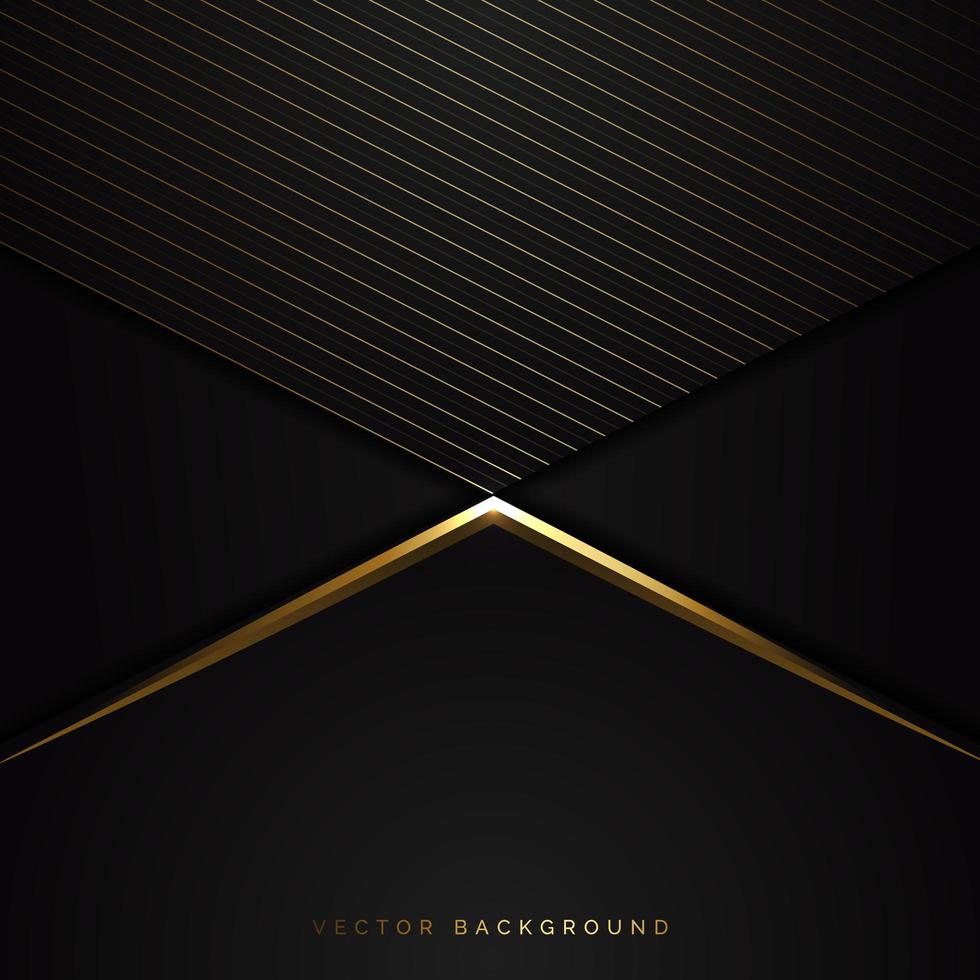 Gold Triangle background vector